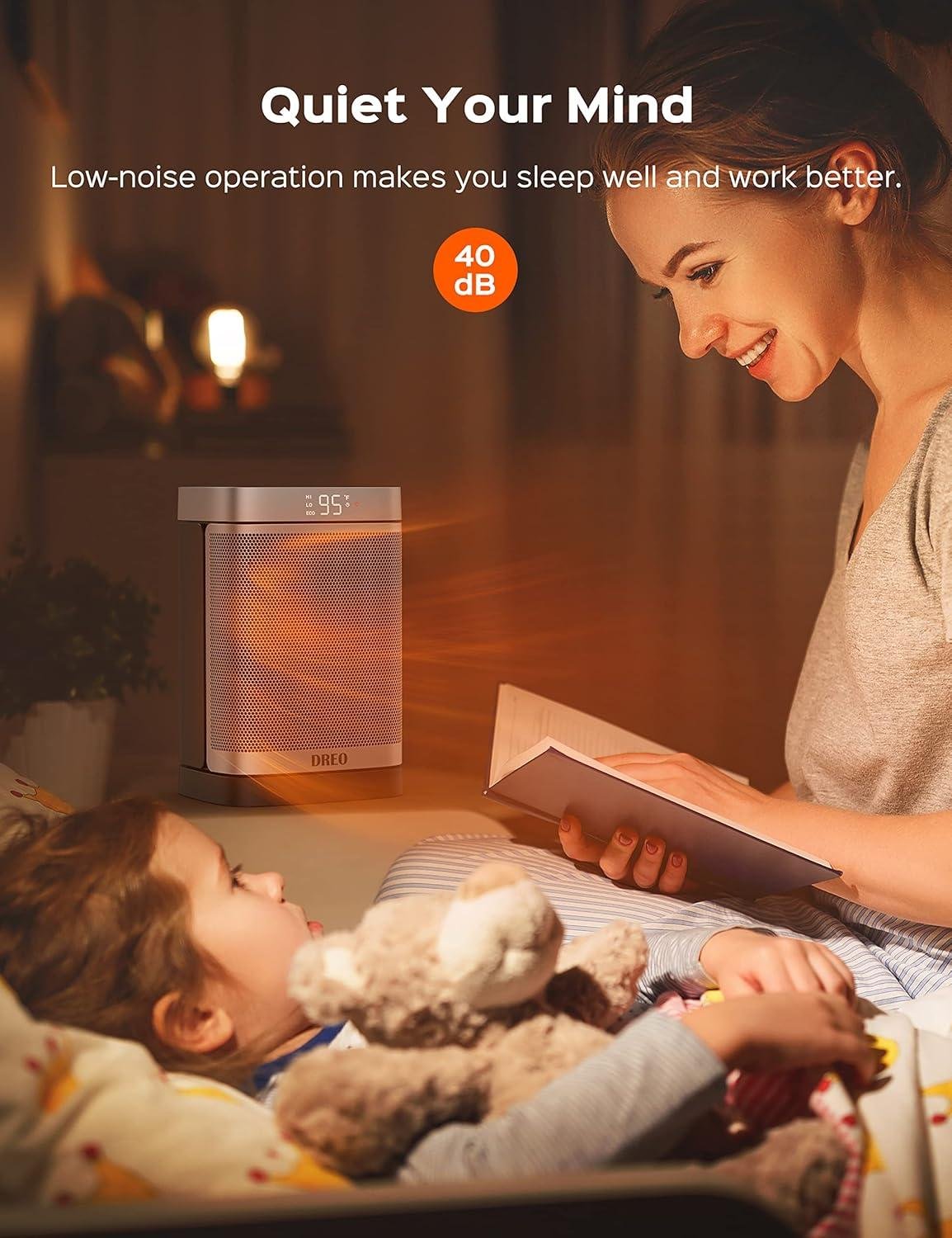 Stay Cozy This Winter: our Dreo ceramic Heater With 4 Modes!