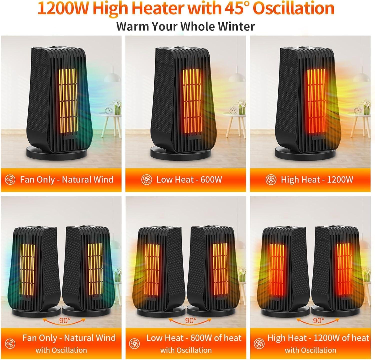 Stay Cozy This Winter: Our Ultra-Quiet Portable Space Heater!