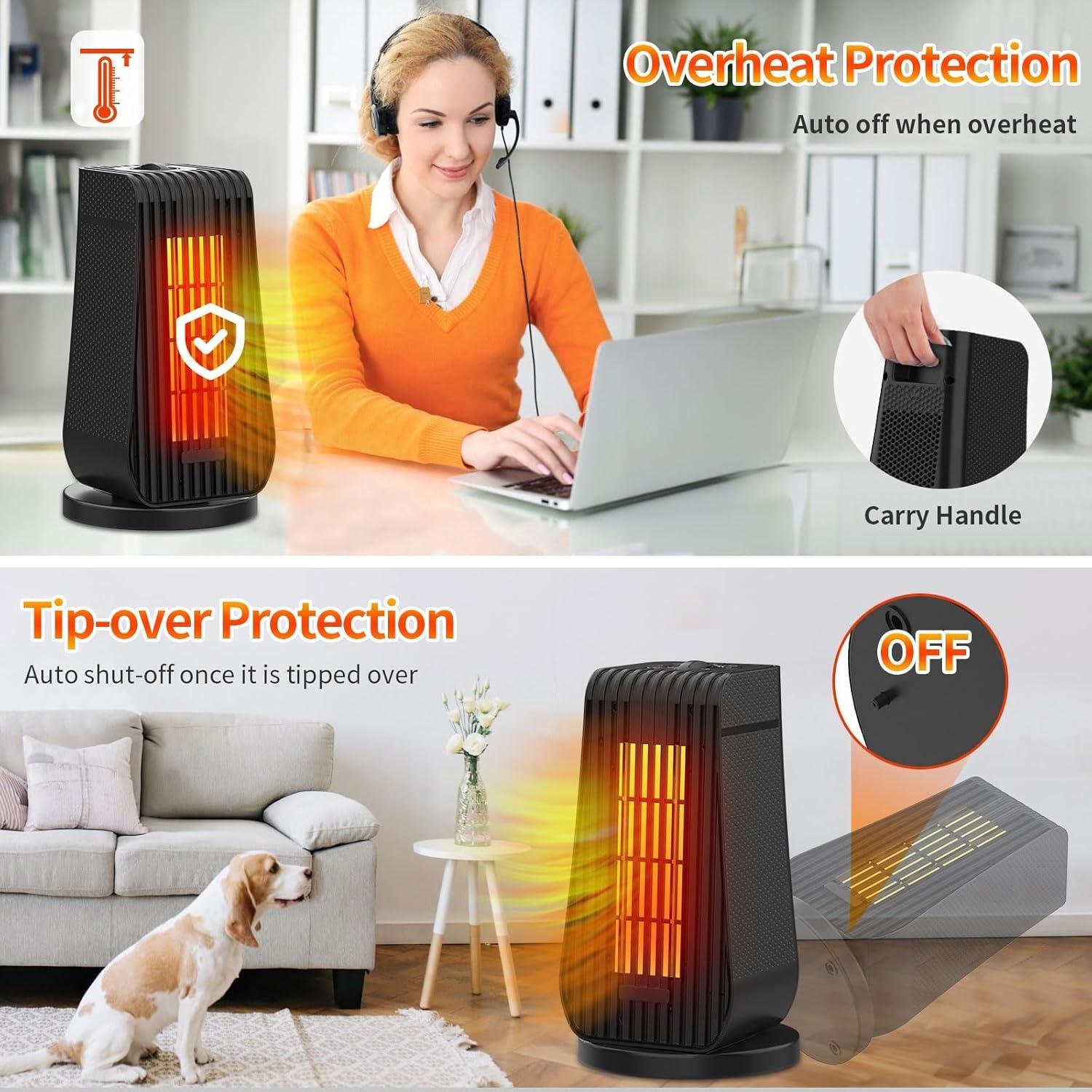 Stay Cozy This Winter: Our Ultra-Quiet Portable Space Heater!