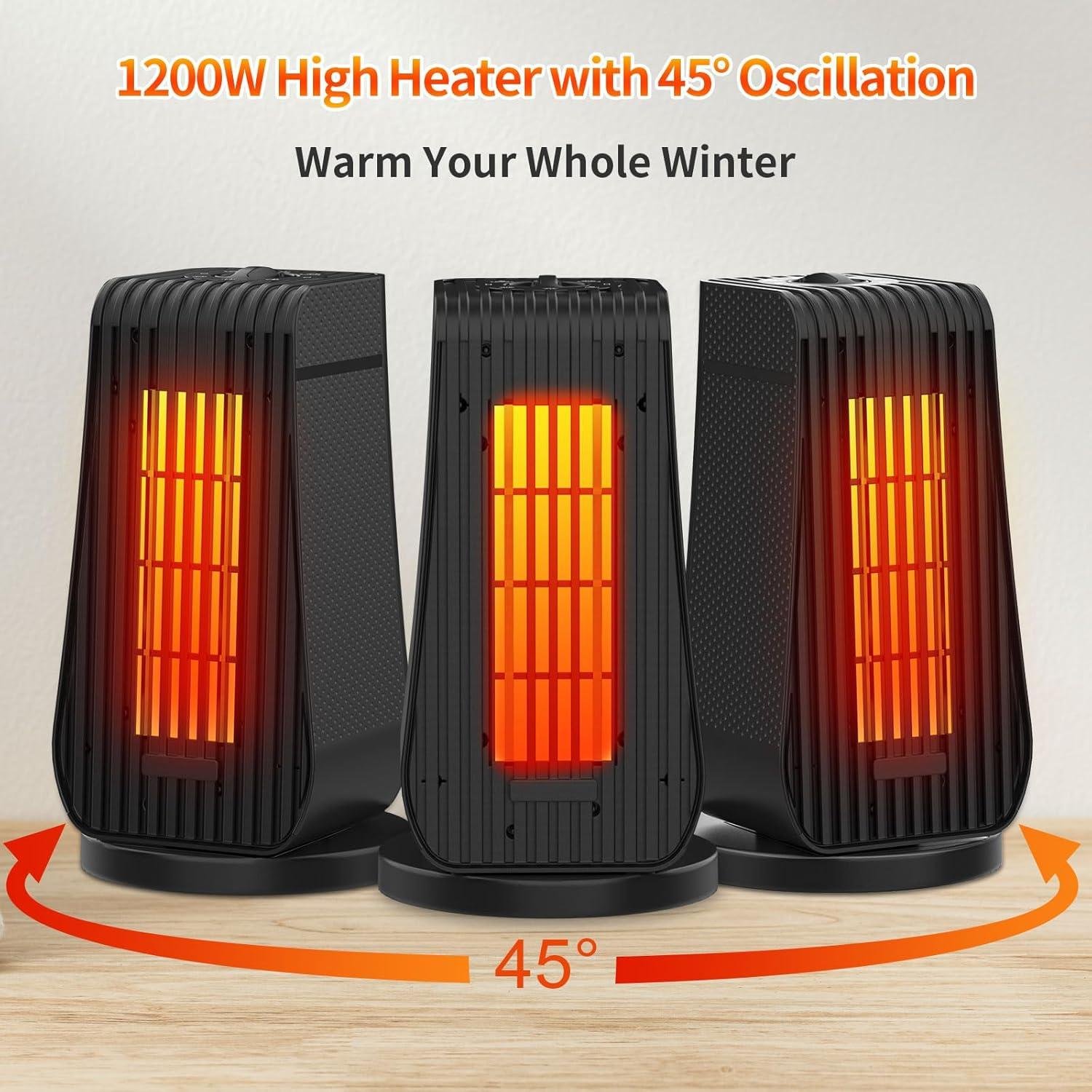 stay Cozy This Winter: Our Ultra-Quiet Portable Space Heater!