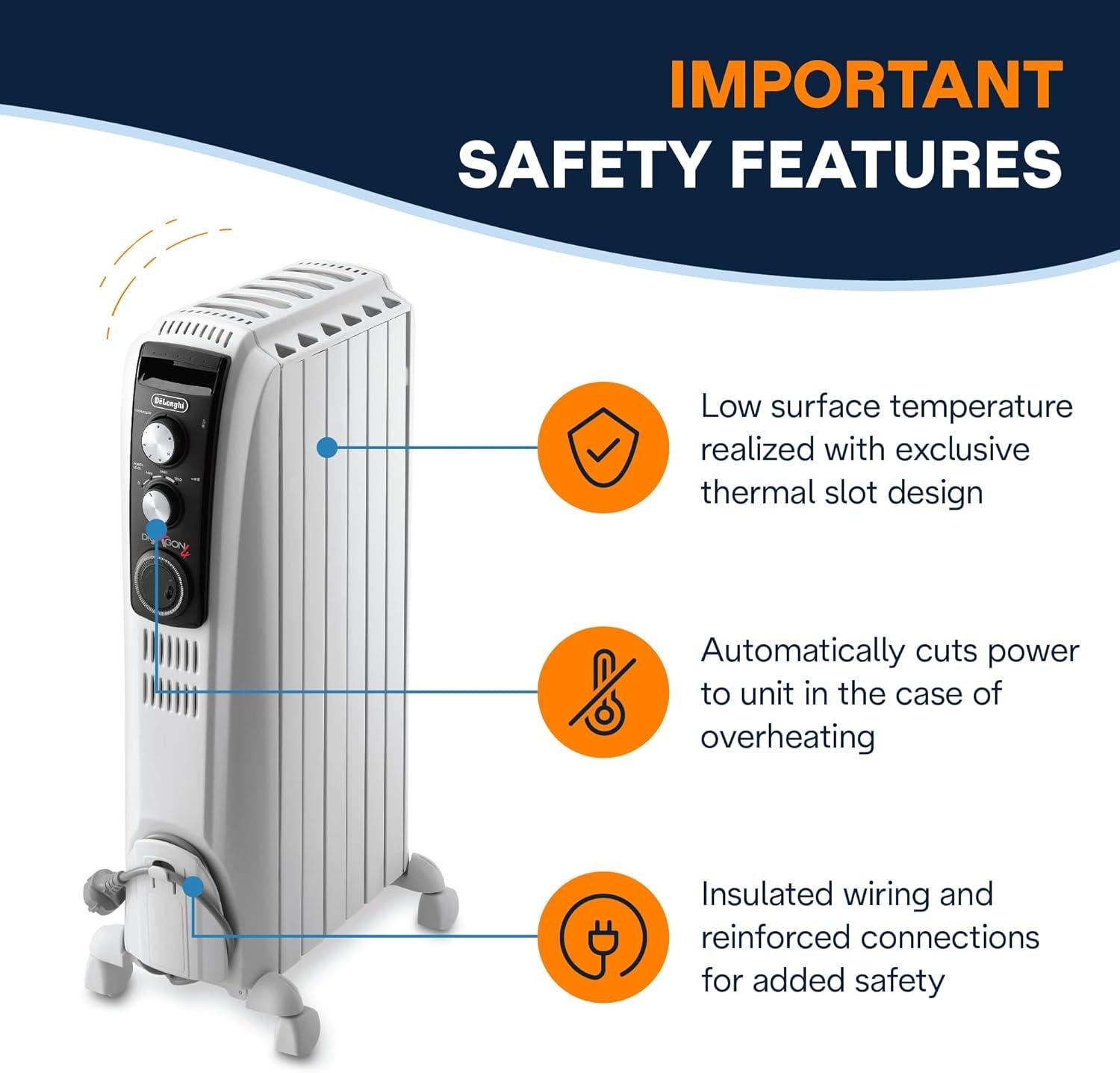 Stay Cozy with Our 1,500W Portable Radiator Heater this Winter!