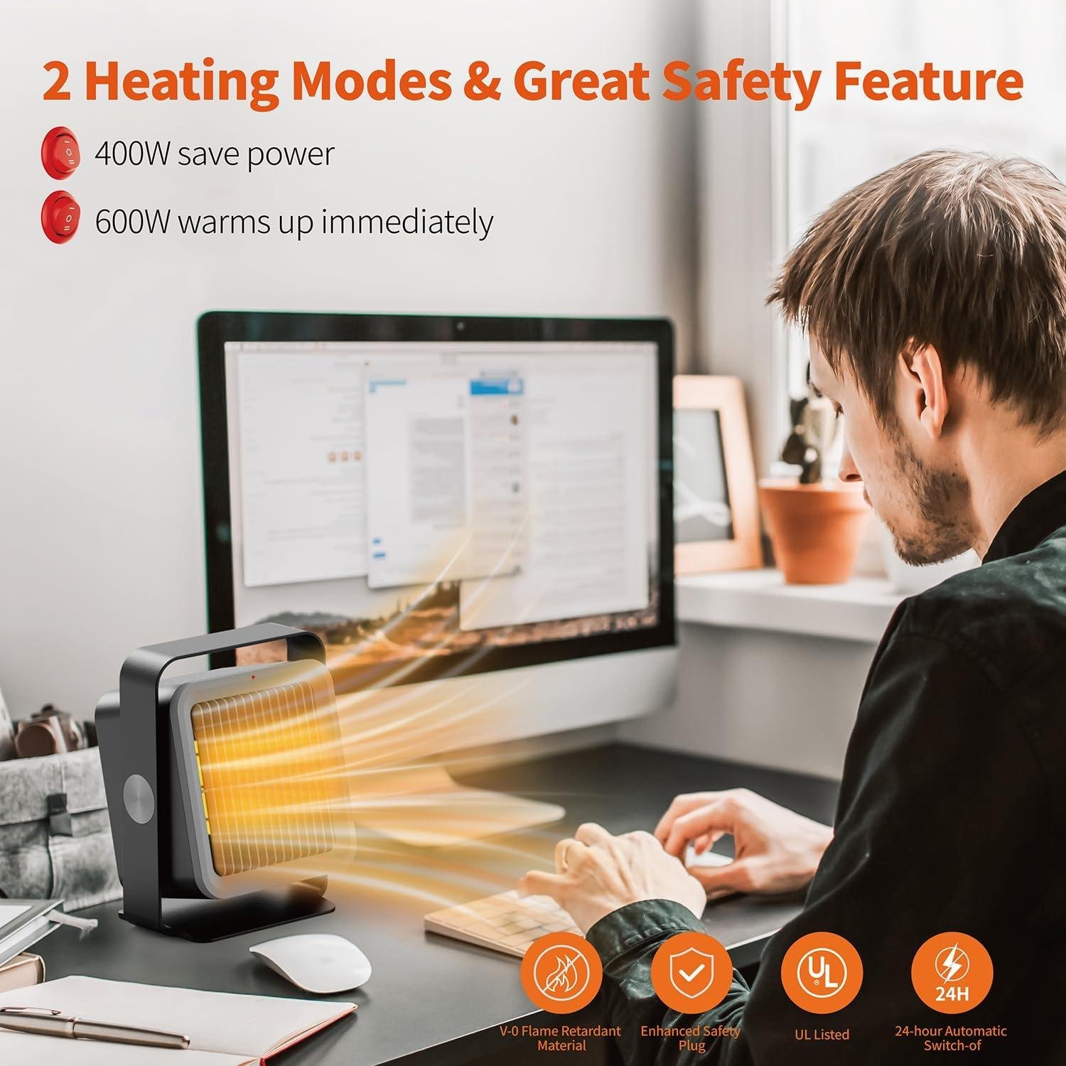 Stay Cozy Together: Our Portable Space Heater with Safety Features
