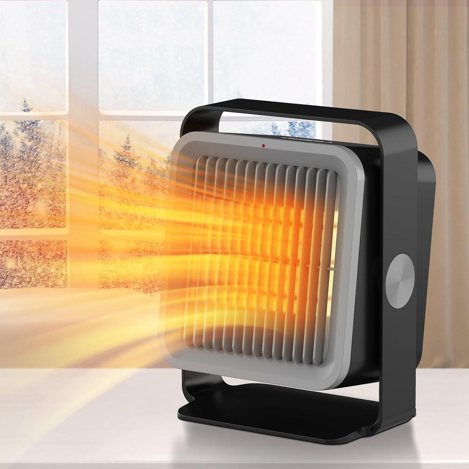 Stay Cozy Together: Our Portable Space Heater with Safety features