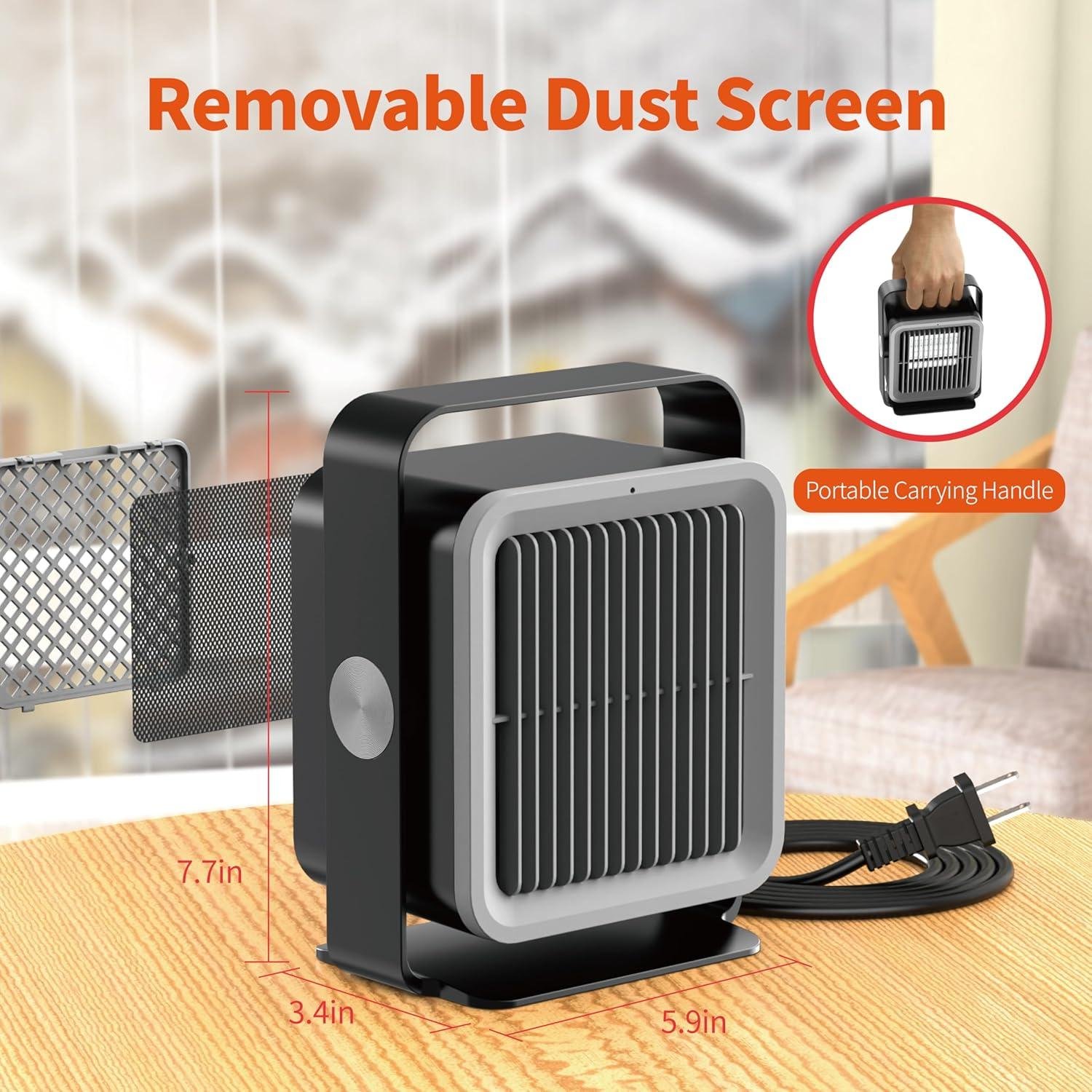 Stay Cozy Together: our portable Space heater with Safety Features