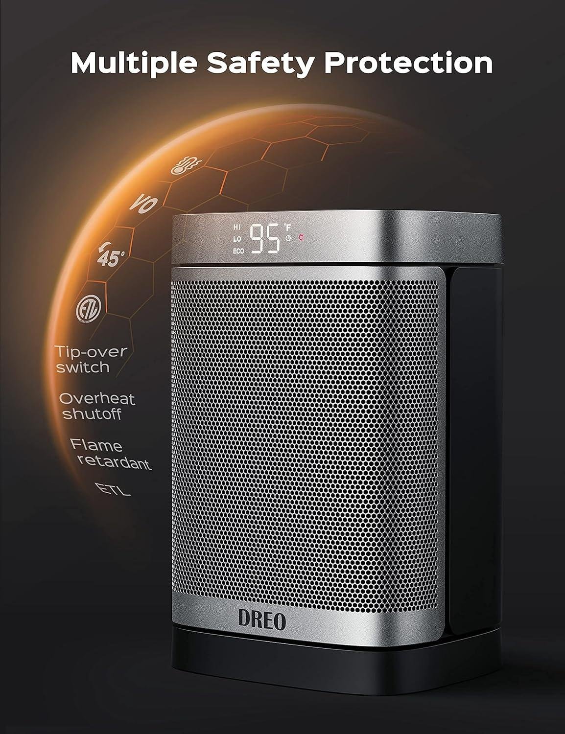 Stay Cozy This Winter: Our Dreo Ceramic Heater With 4 Modes!