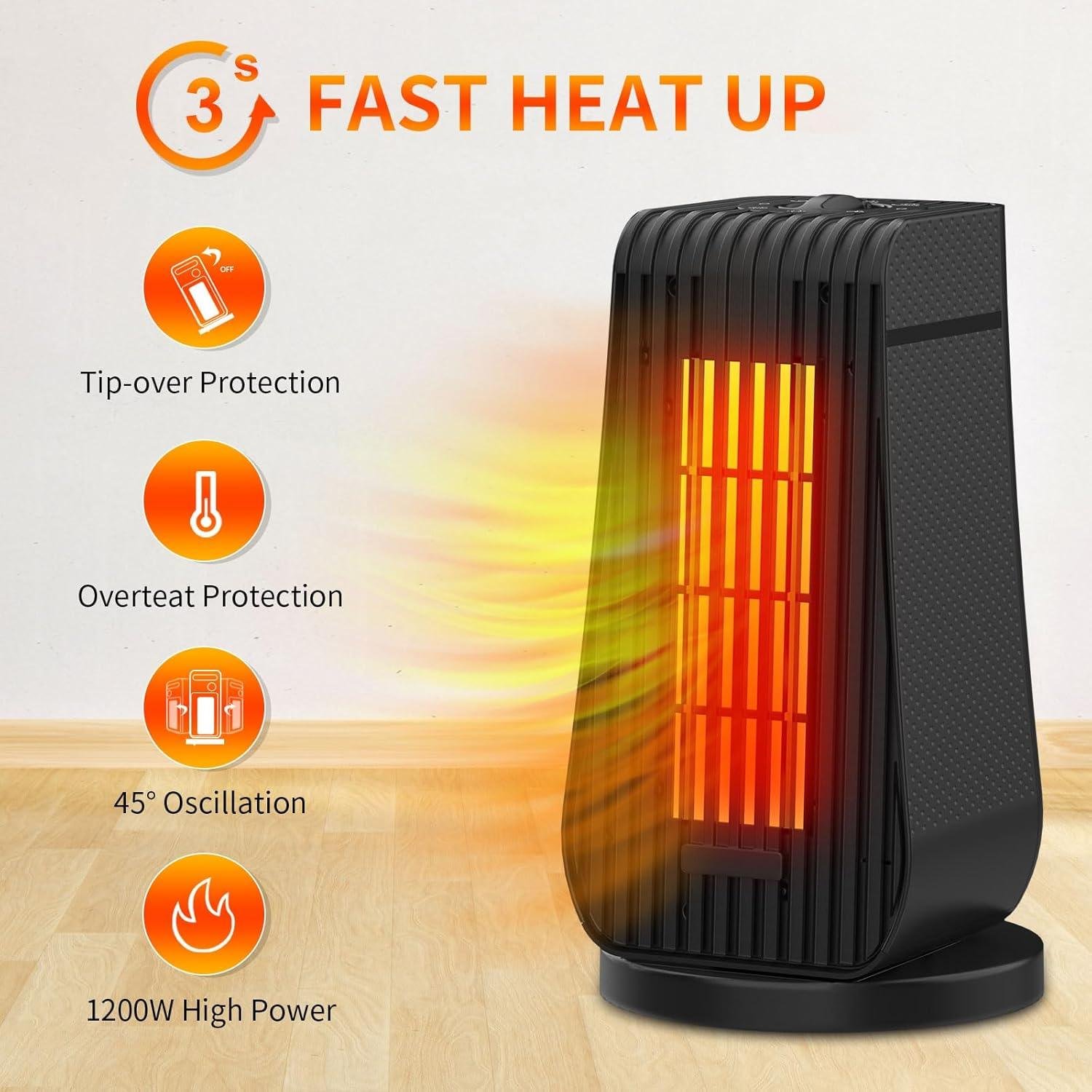 Stay Cozy This Winter: Our Ultra-Quiet Portable Space Heater!
