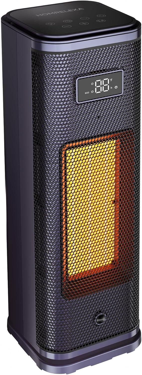 Stay Cozy anywhere with Our Purple Portable Electric Heater!