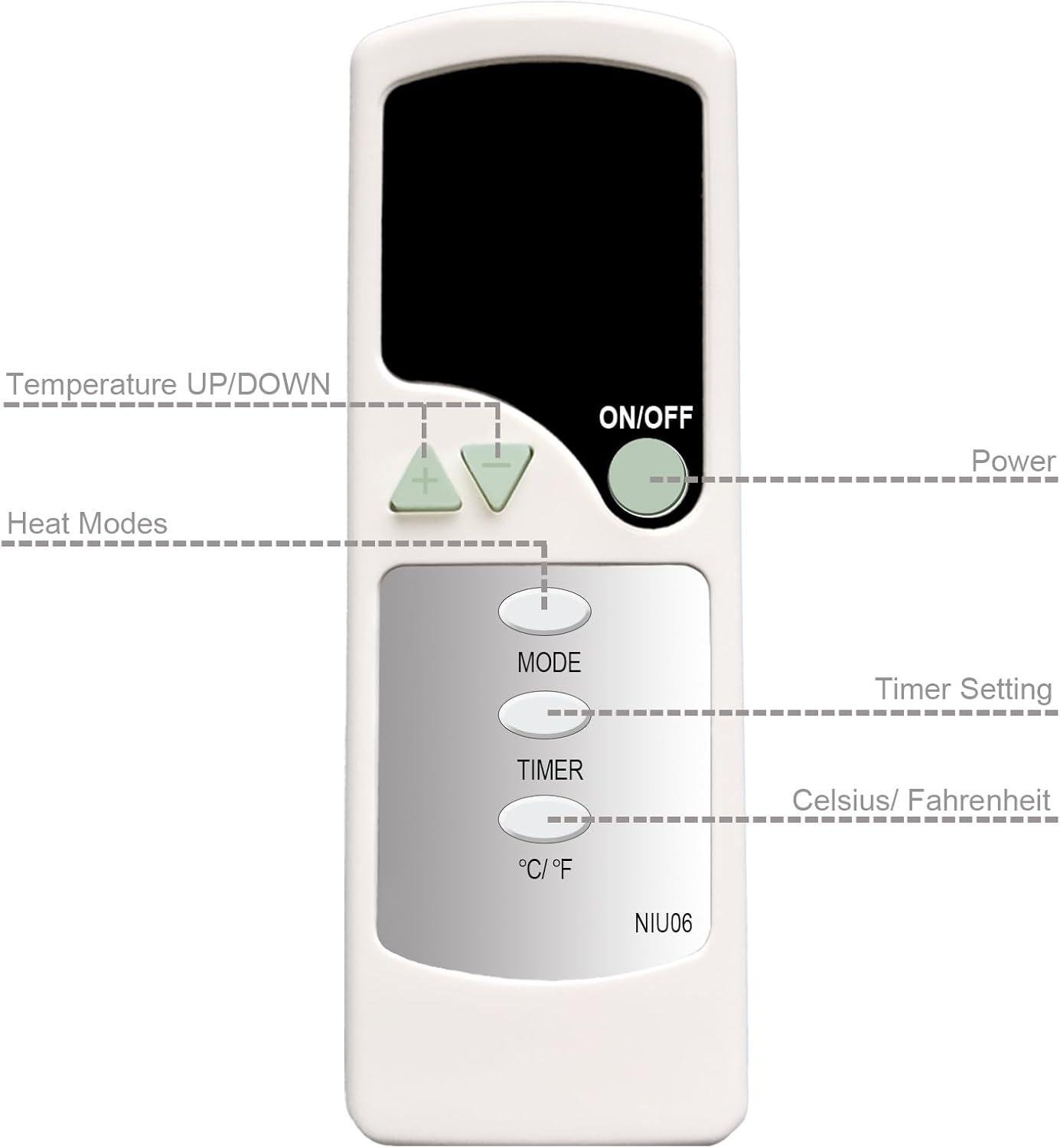 Stay Cozy with Our Easy Replacement Remote for Lifesmart Heaters!