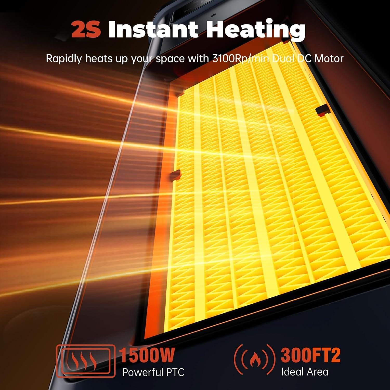 Stay Cozy Anywhere with Our Purple Portable Electric Heater!