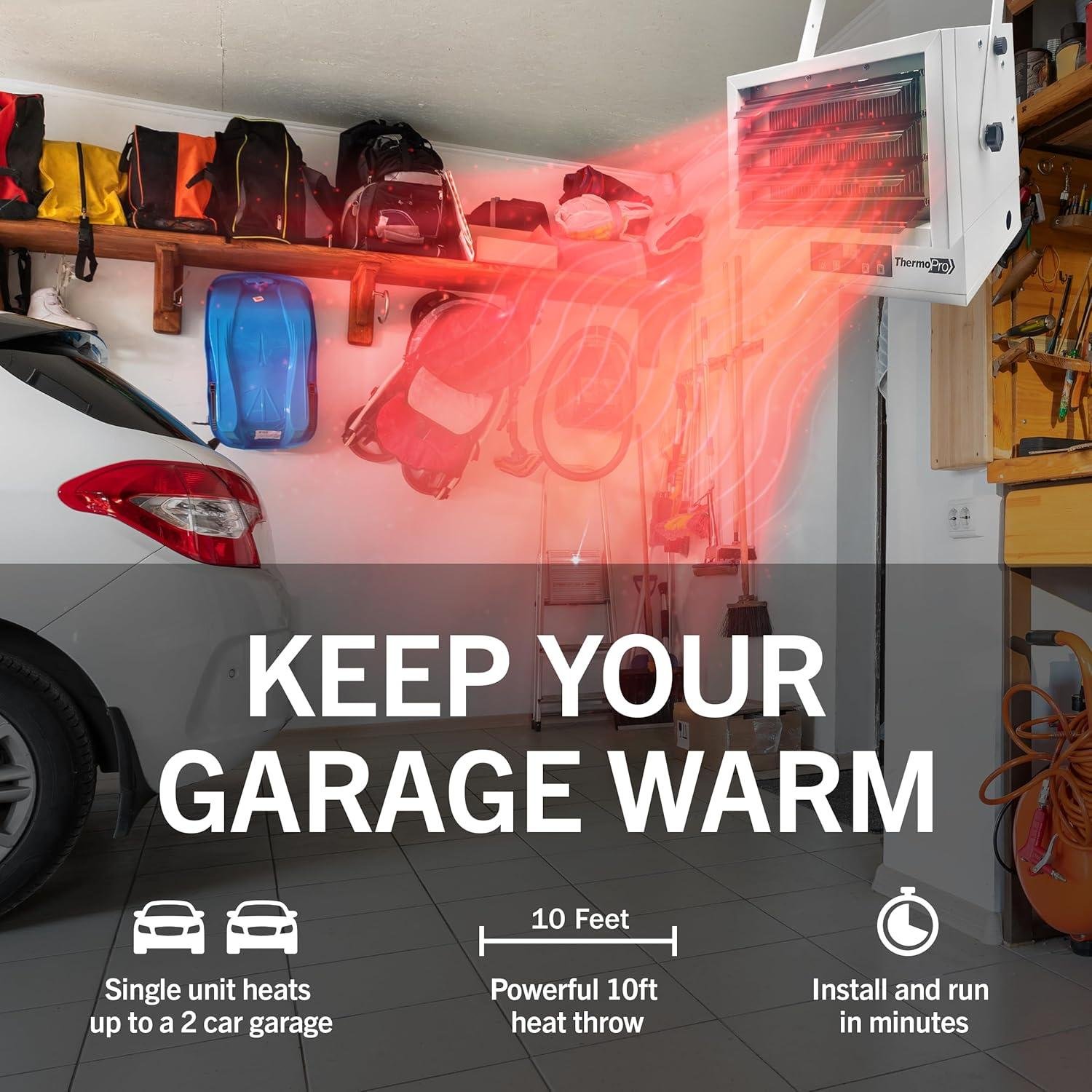 Stay Cozy with Our Powerful 5,000W Thermopro Ceiling Heater!