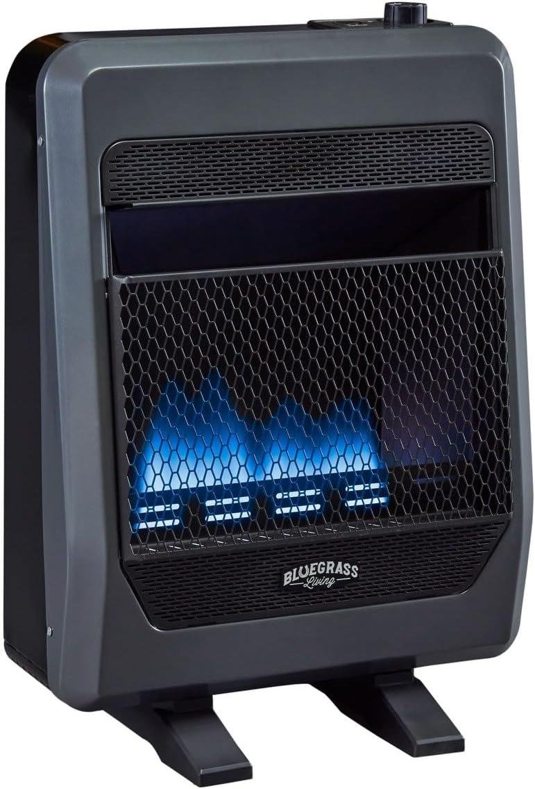 Stay Cozy This Winter: Our 20,000 BTU Blue Flame Heater Experience!