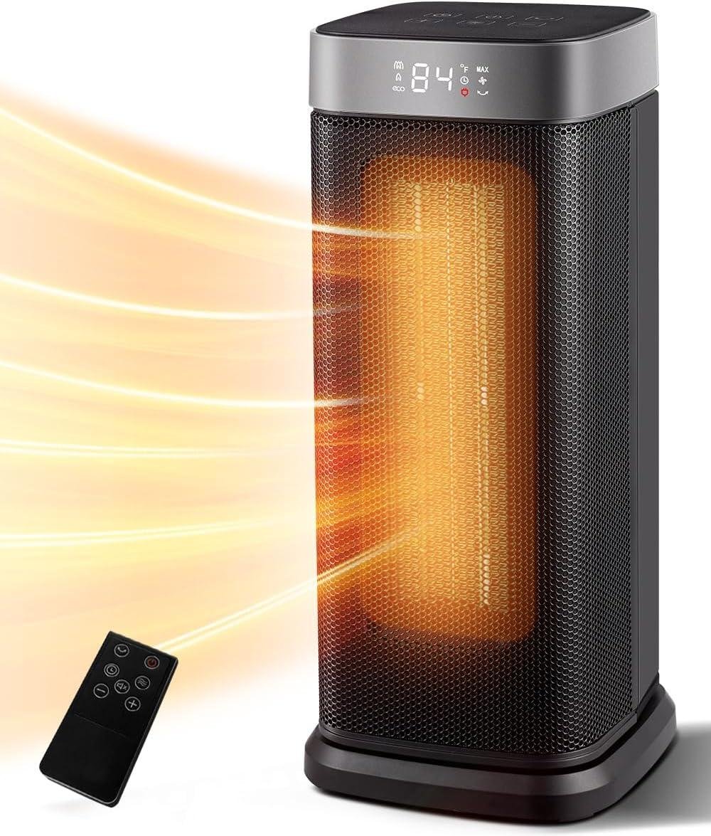 Stay Cozy with Our Sunnote 1500W Space Heater: Fast, Safe & Remote-Controlled!
