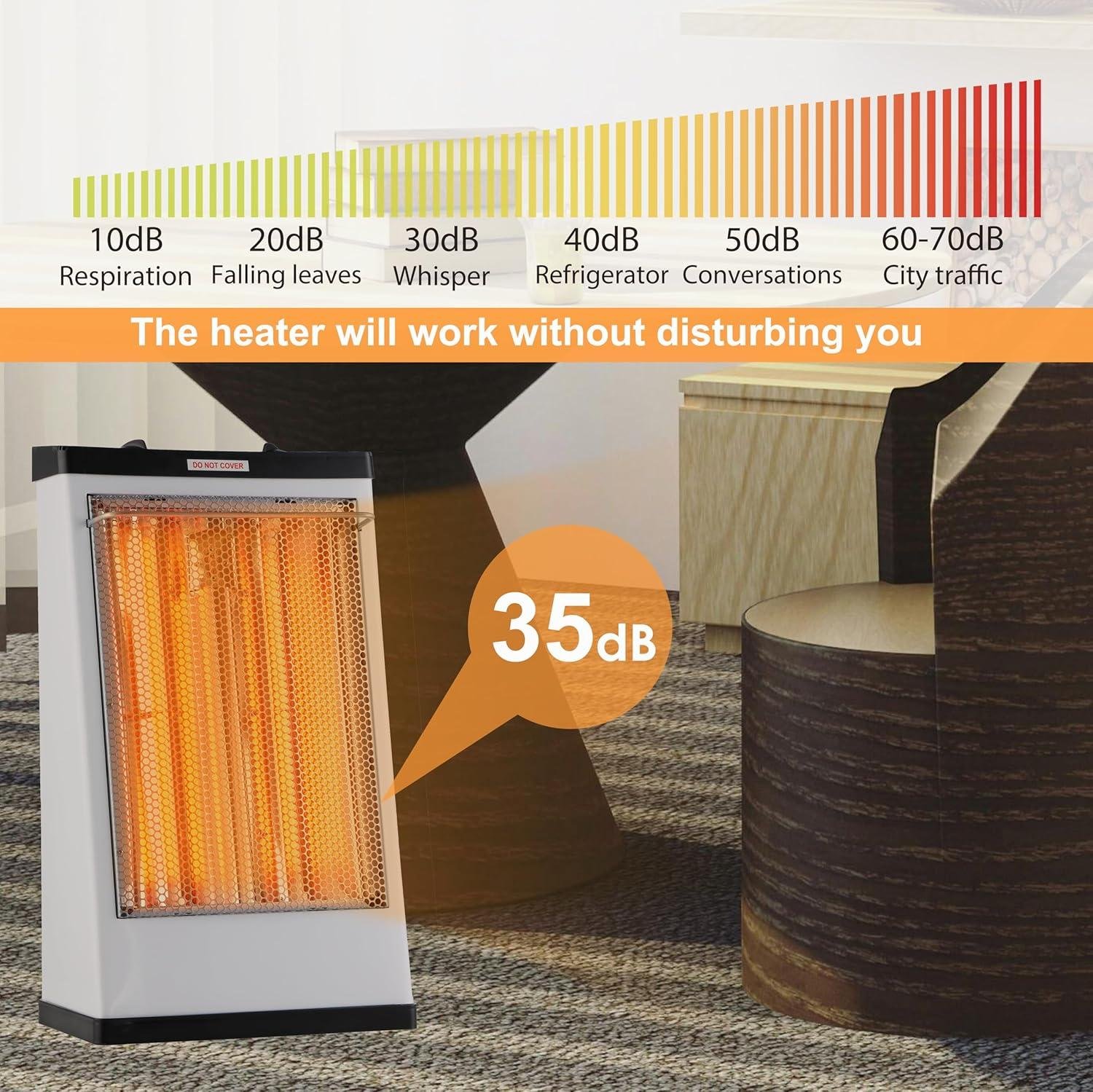 Let's Embrace Cozy Nights with the DONYER POWER 1500W Heater!