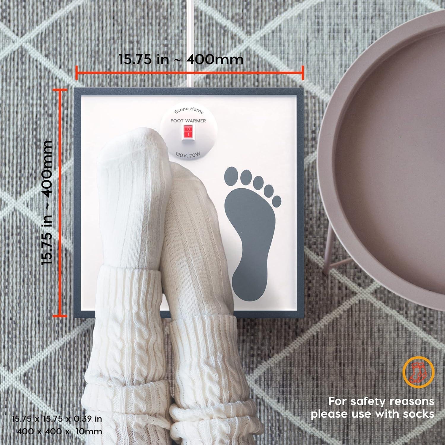 Keep Our Feet Cozy: Discover the EconoHome Electric Foot warmer!