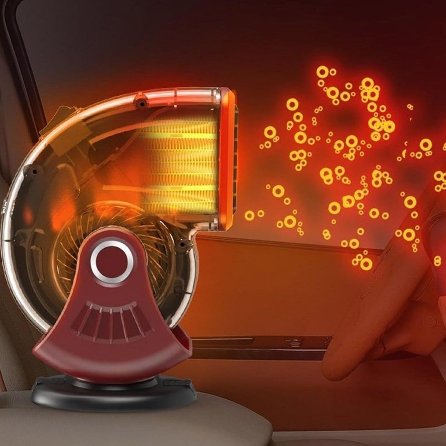 Stay Cozy on the Road: Our 24V Portable car Heater & Defroster!