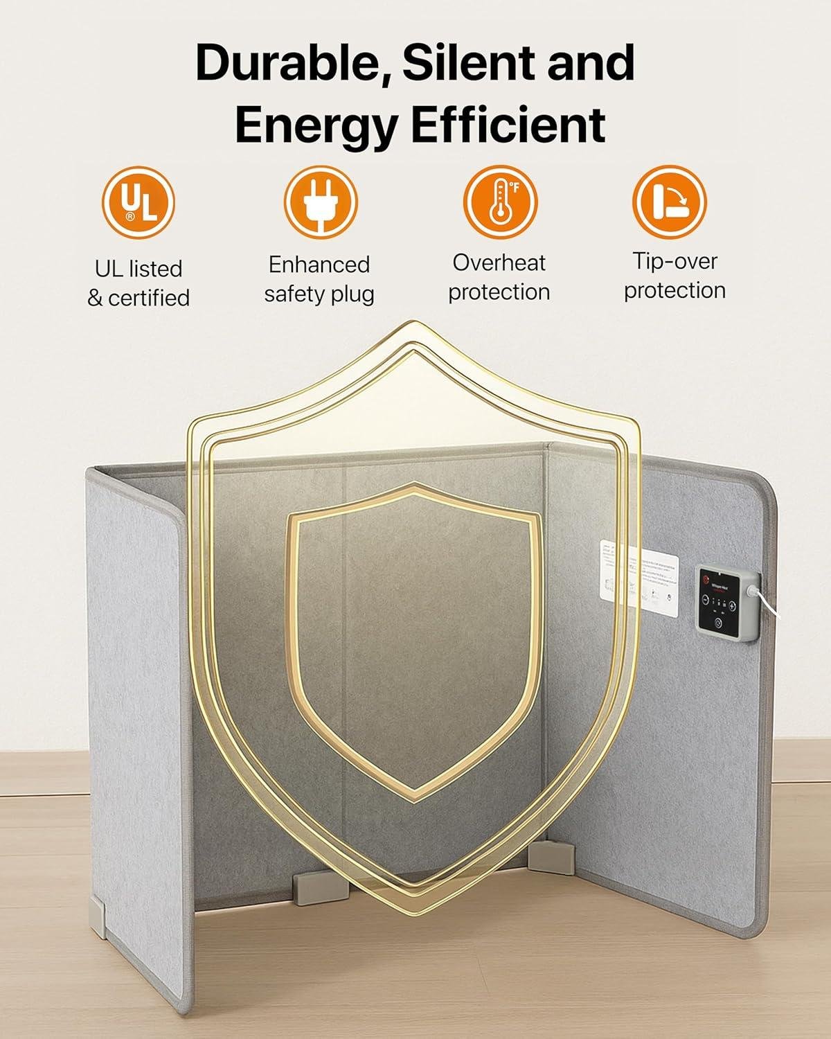 Stay Cozy Together: Our Silent Under Desk Warmer for Feet!