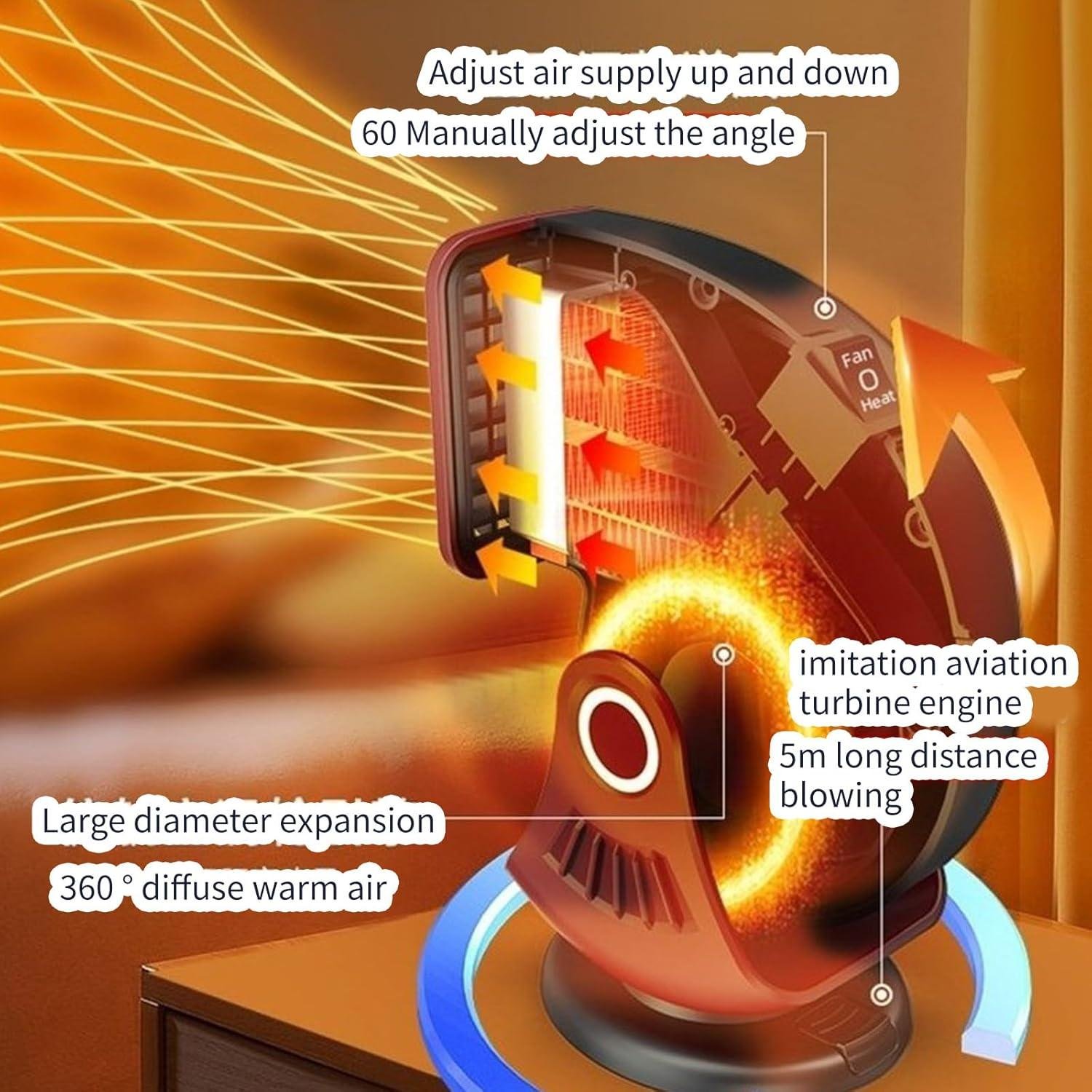 Stay Cozy on the Road: Our 24V Portable Car Heater & Defroster!