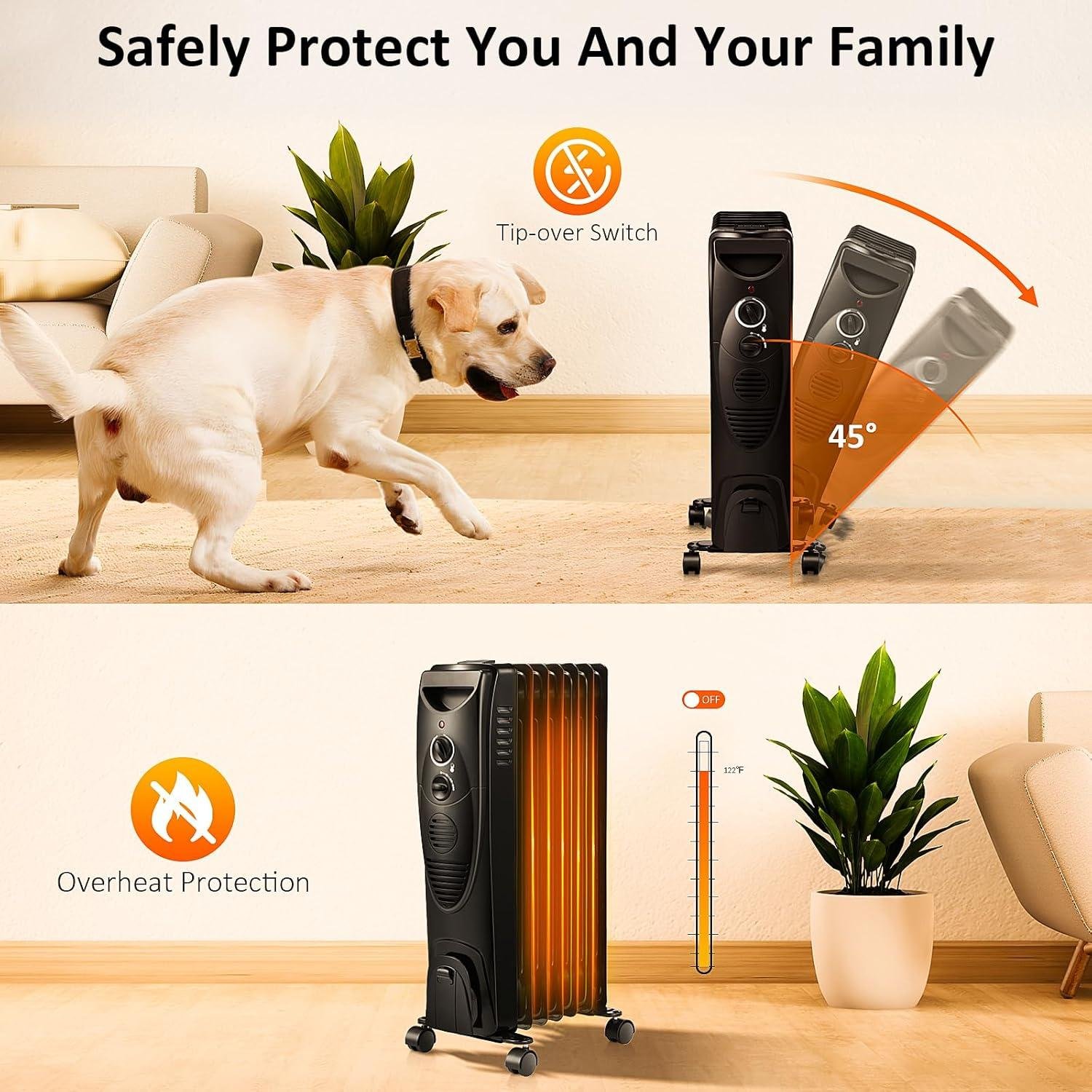 Stay Cozy This Winter with Our Antarctic Star 1500W Space Heater!