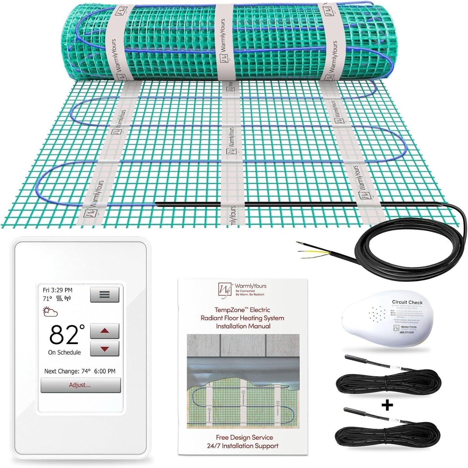Stay Cozy: Our WarmlyYours Electric Radiant Floor Heating Kit