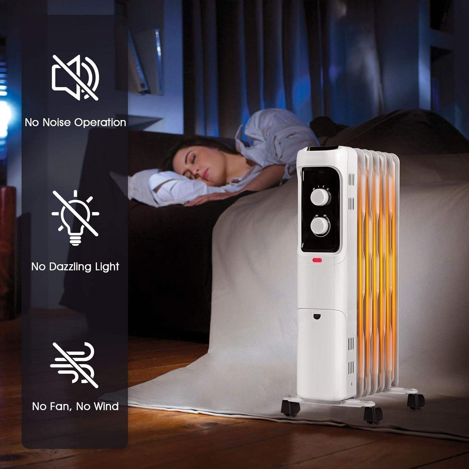 Stay cozy This Winter: Our GOFLAME 1500W Oil Heater Delight!