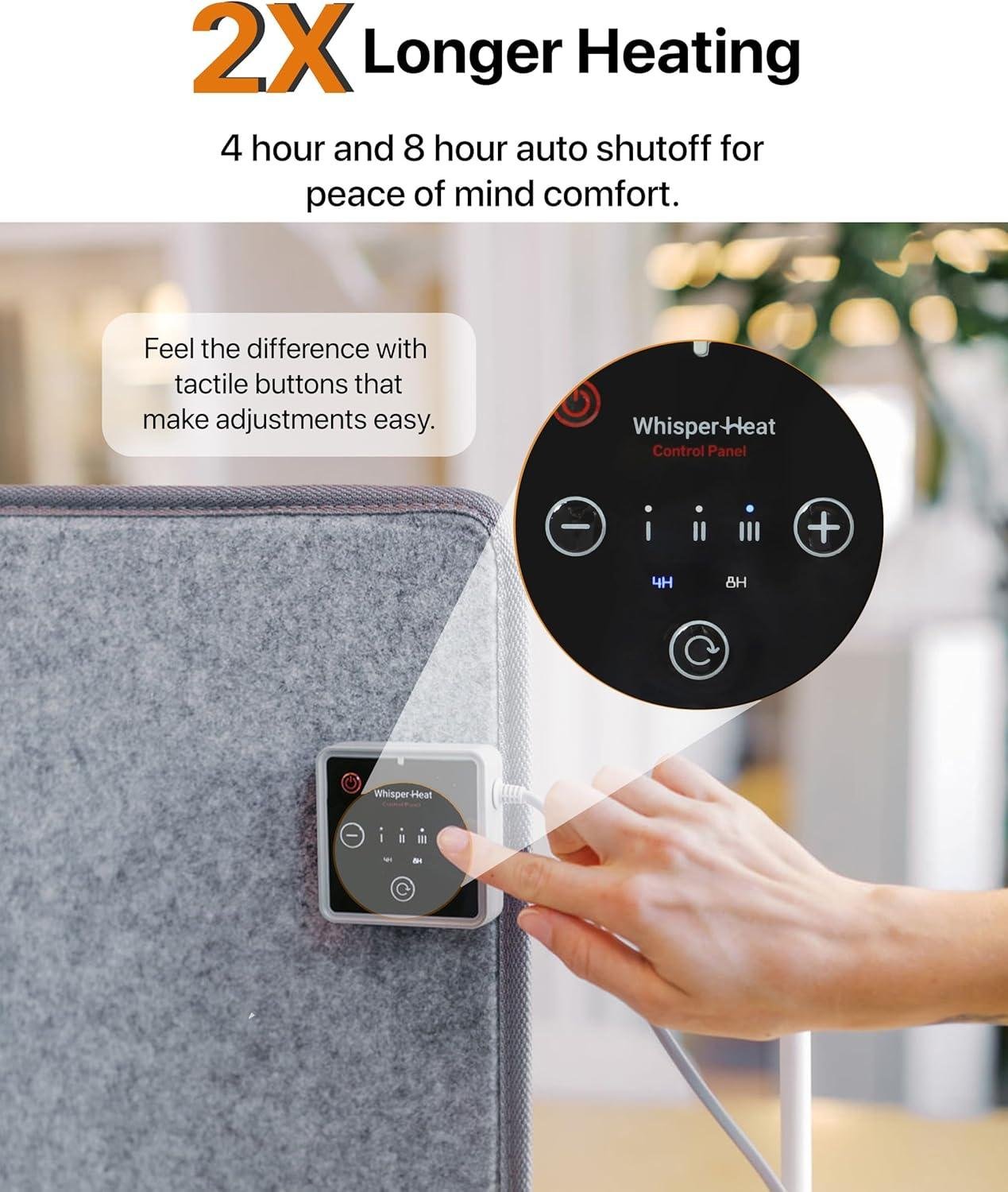 Stay cozy Together: Our Silent Under Desk Warmer for Feet!