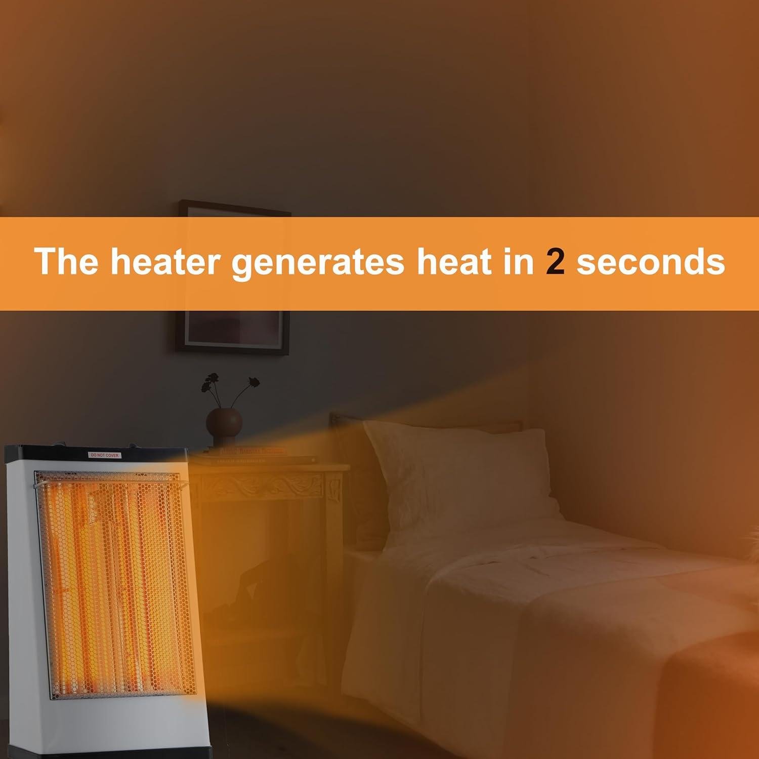 Let's Embrace Cozy Nights with the DONYER POWER 1500W Heater!