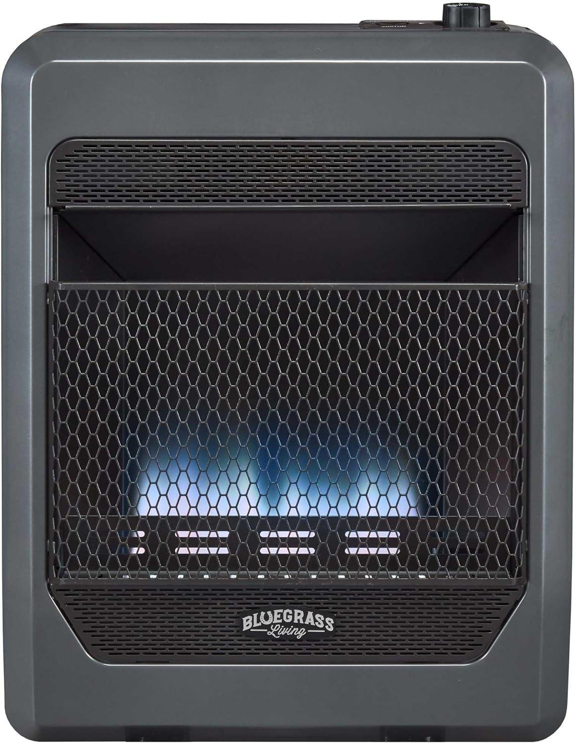 Stay Cozy This Winter: Our 20,000 BTU blue Flame Heater Experience!