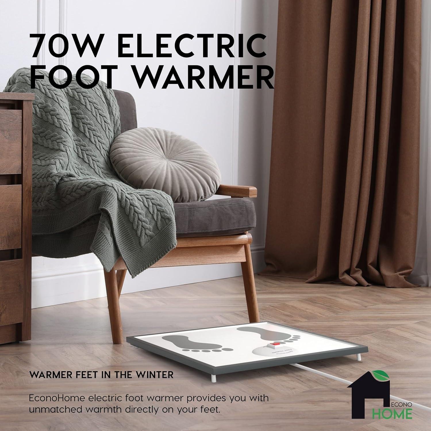 Keep Our Feet Cozy: Discover the EconoHome Electric Foot Warmer!