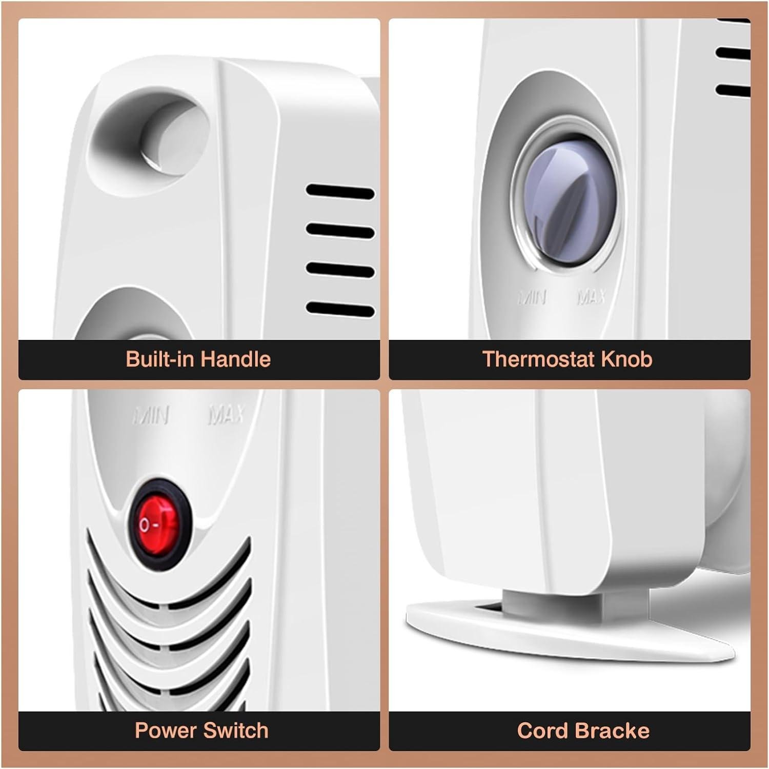 We Love the S AFSTAR 700W Oil Filled Radiator Heater: Cozy, Safe, and Portable!