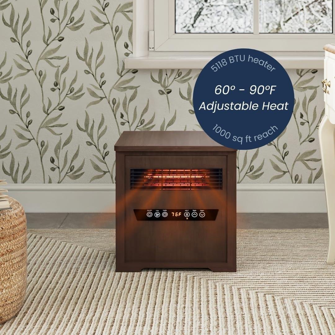 Stay Cozy with Our Country Living Infrared Heater & Remote!