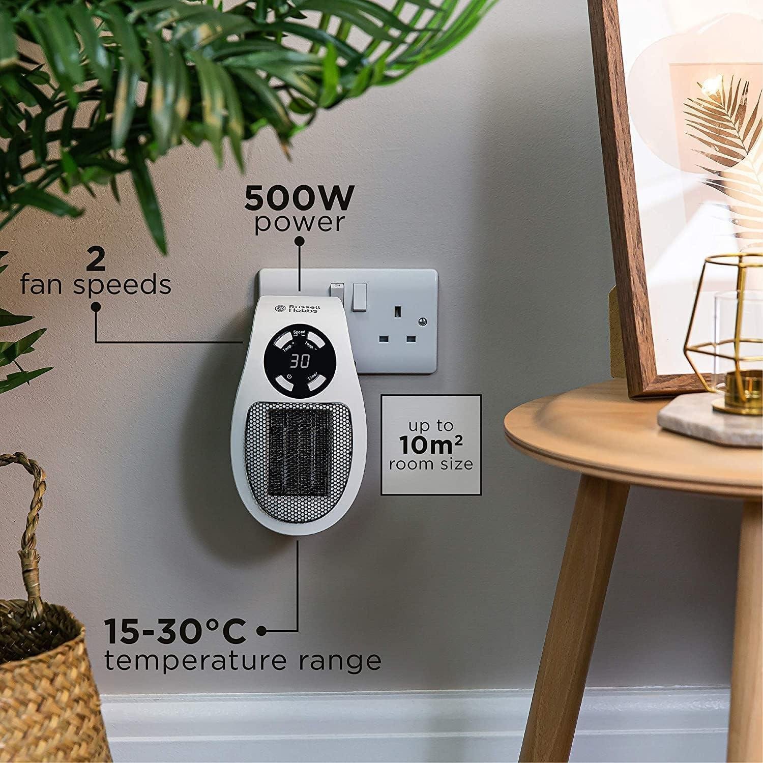 Stay Cozy with Our 500W Plug-in Heater: Fast, Smart & Easy!