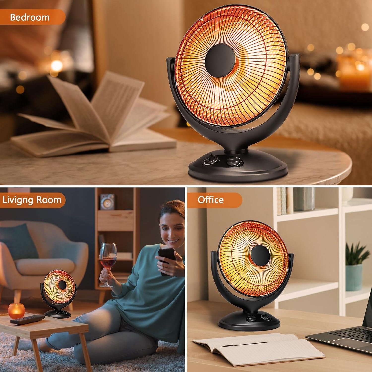 Stay Cozy This Winter with Our R.W.FLAME Electric Space Heater!