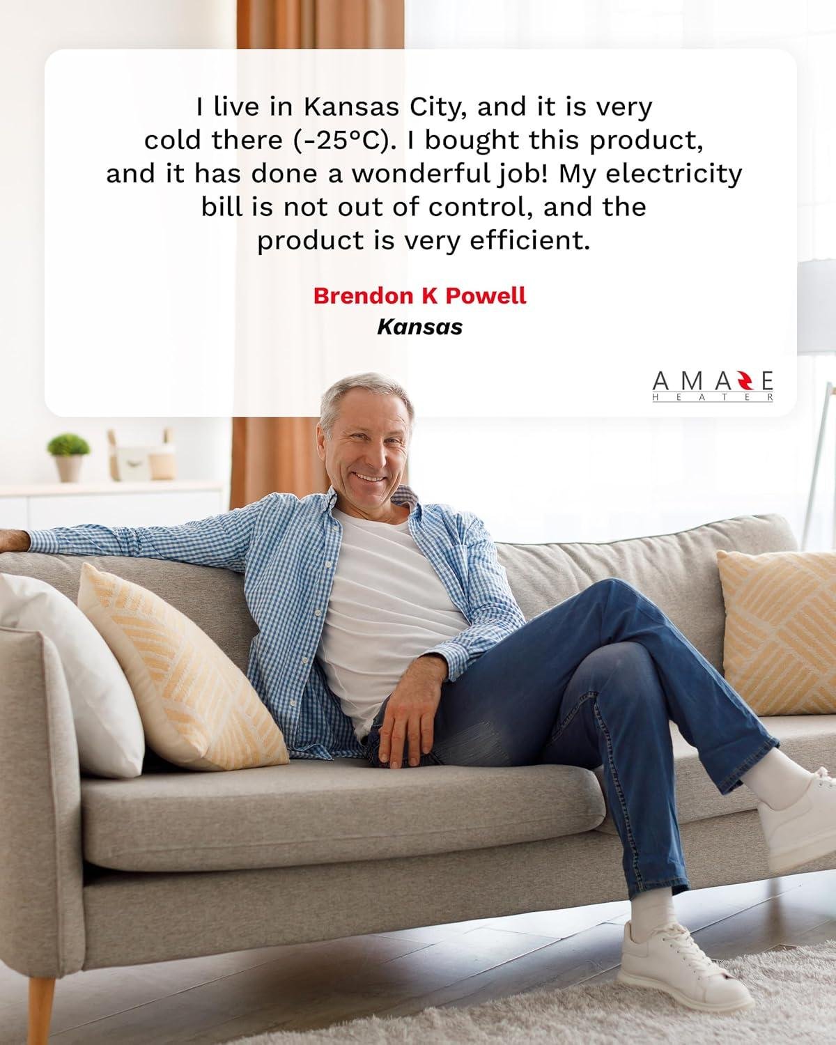 Discover Our 250W Amaze Mini Electric Wall Heater for Cozy, Energy-Efficient Heating!