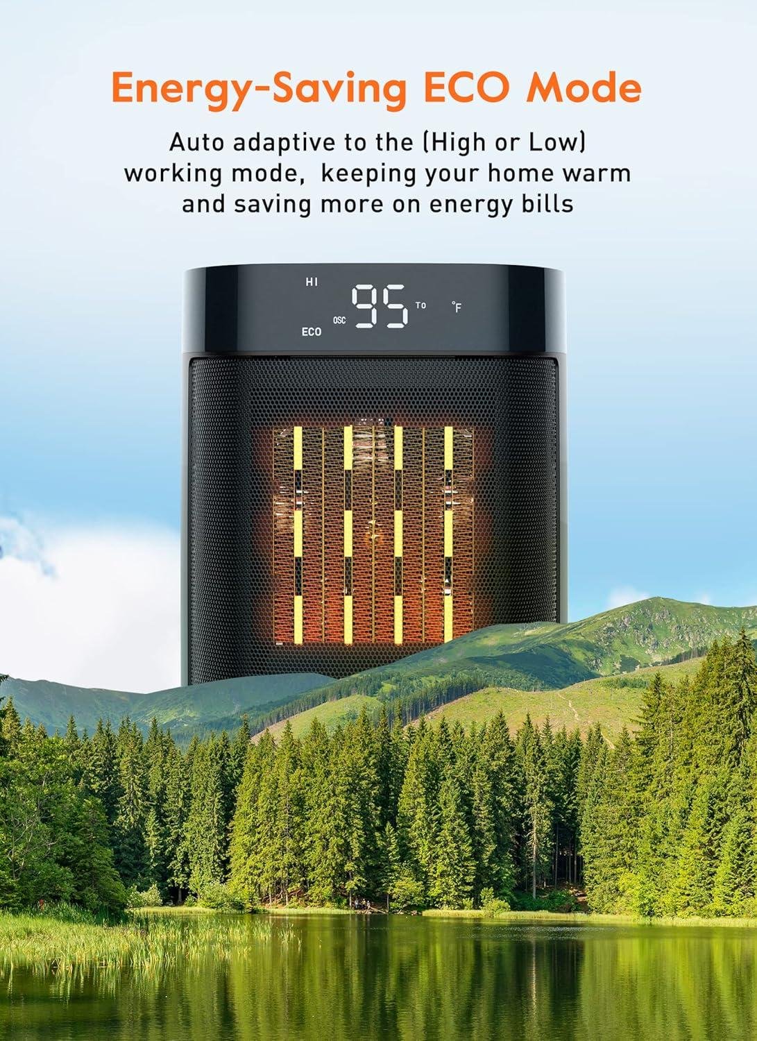 stay Warm and Cozy: Our GiveBest Portable Electric Space Heater!
