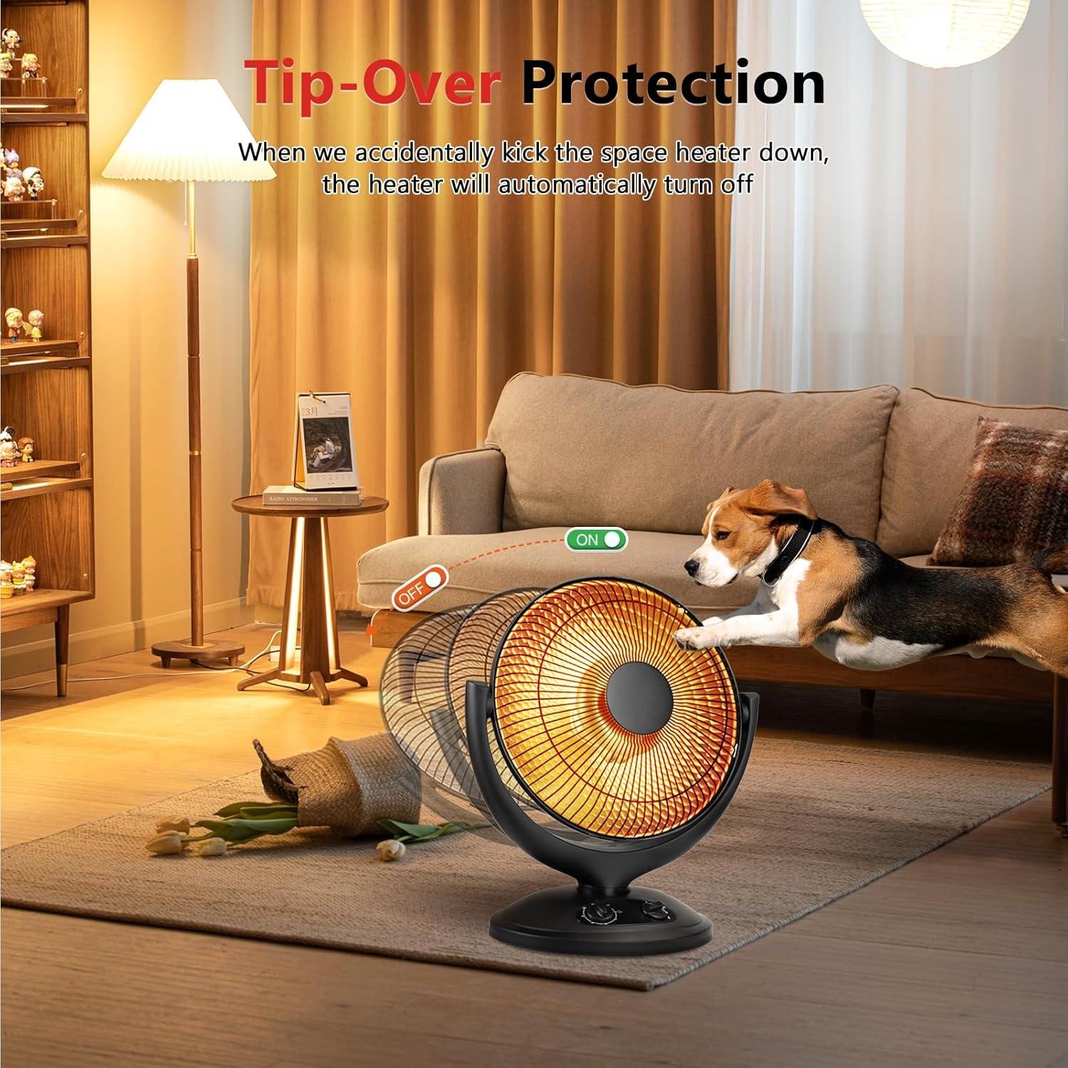 Stay Cozy This Winter with Our R.W.FLAME Electric Space Heater!