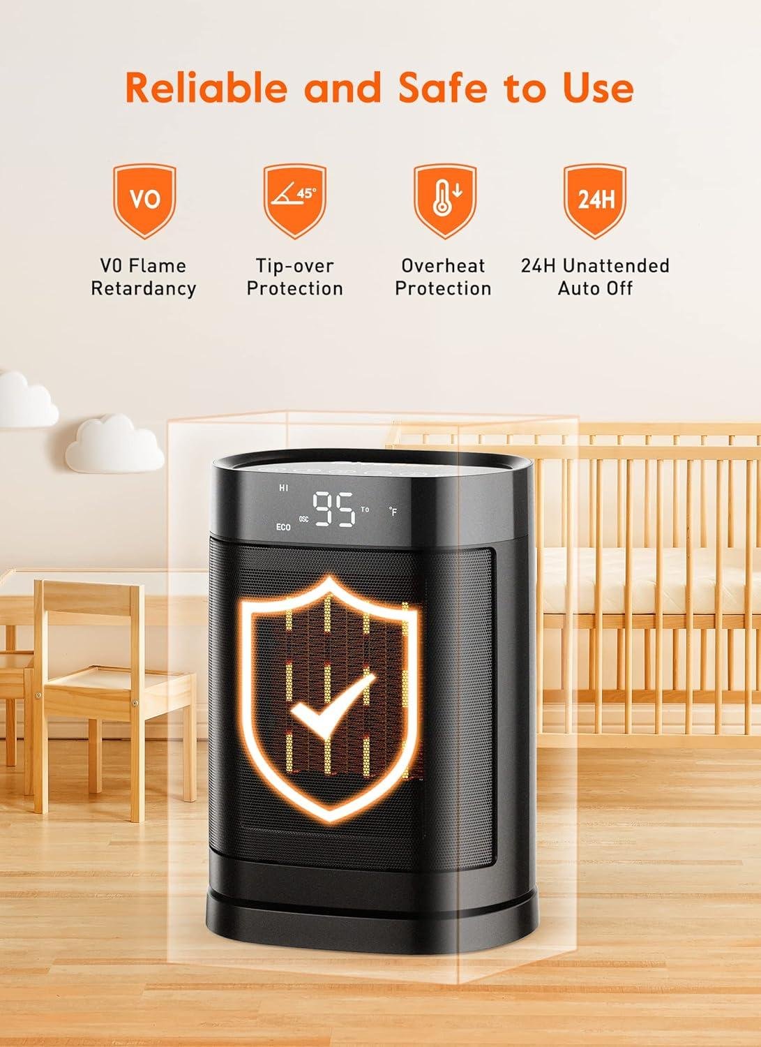 Stay Warm and Cozy: Our GiveBest Portable Electric Space Heater!