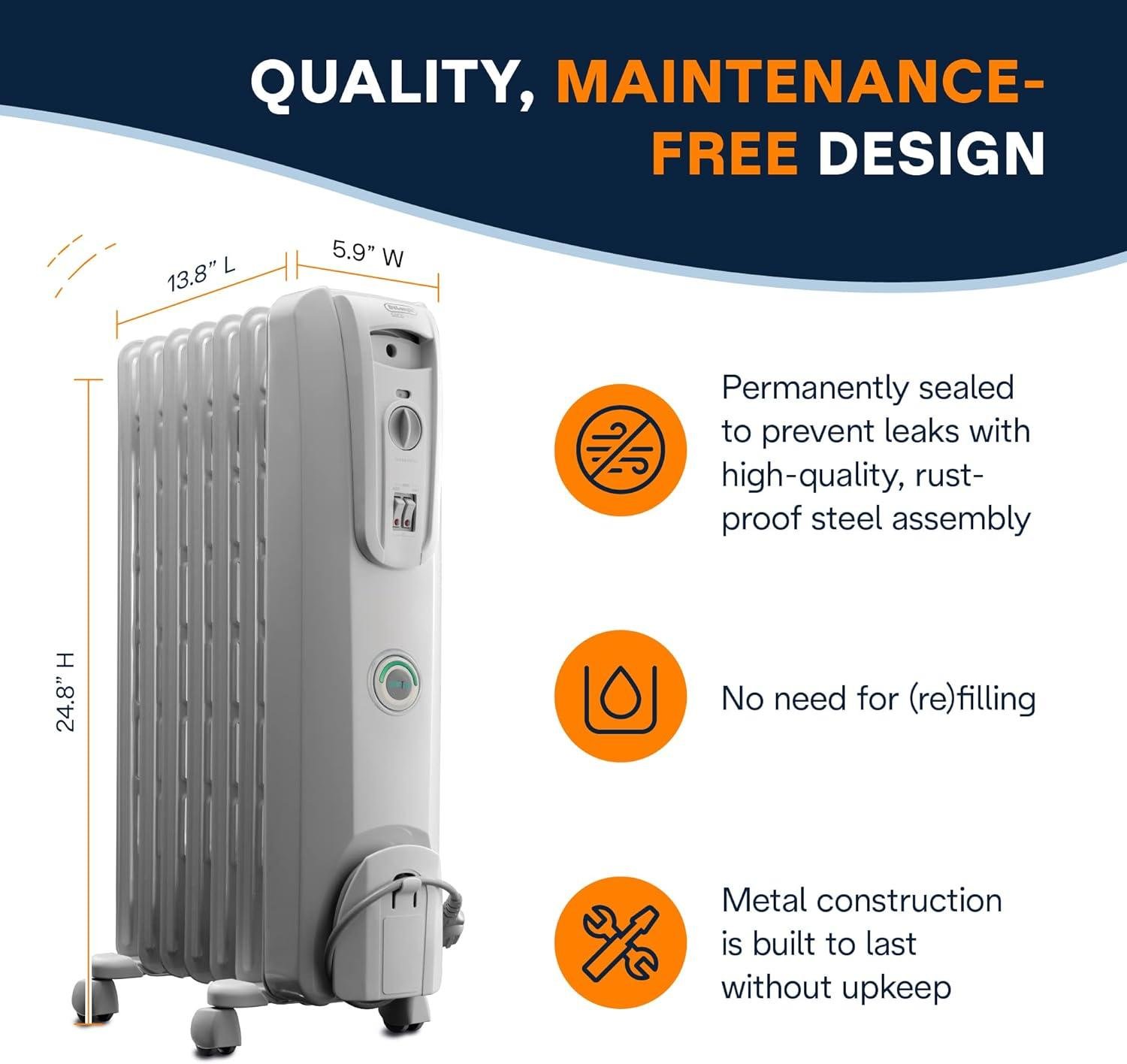 Stay Cozy and Save Energy: Our Guide to De'Longhi's 1500W Radiator Heater