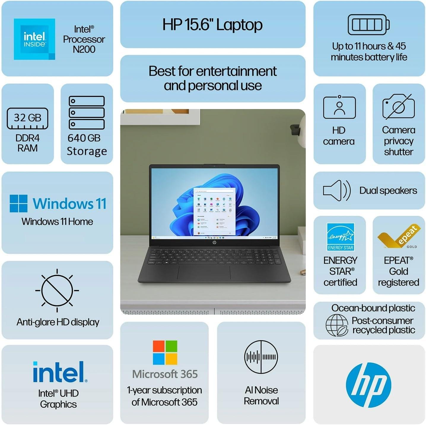 Discover Our HP 15 Back-to-School Laptop: Power, Style & Storage!