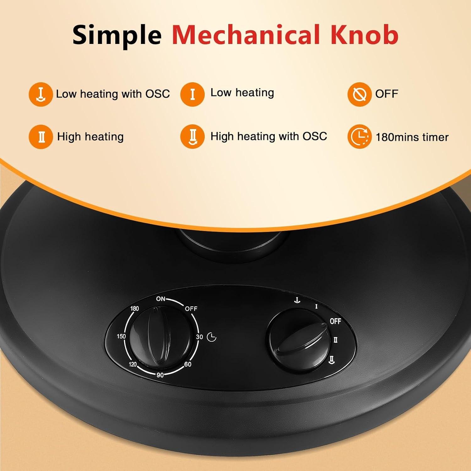 Stay Cozy This Winter with Our R.W.FLAME Electric Space Heater!