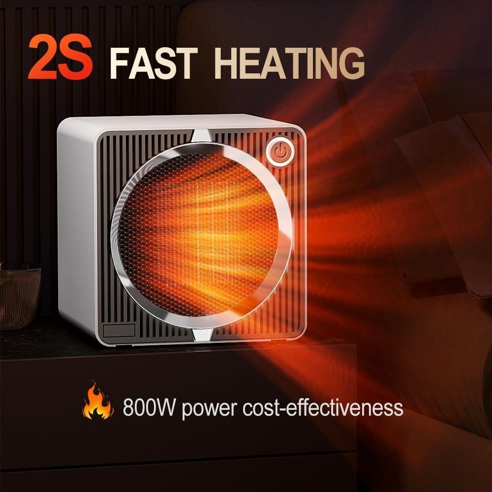 Stay Cozy with Our Mini Electric Space Heater: Safe & Efficient!