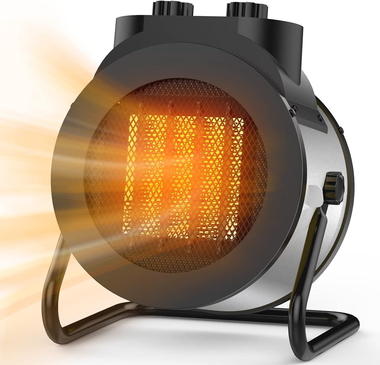 Stay Cozy with Our 1500W Portable Space Heater: Fast, Adjustable, and Perfect for Any Room!