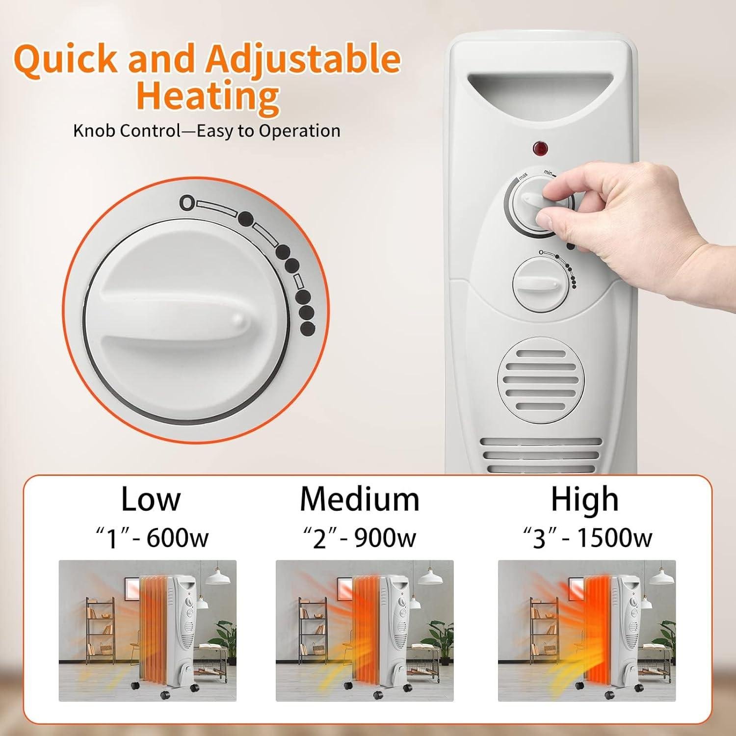 Stay Cozy with Us: Discover the ZAFRO 1500W Oil-Filled Heater