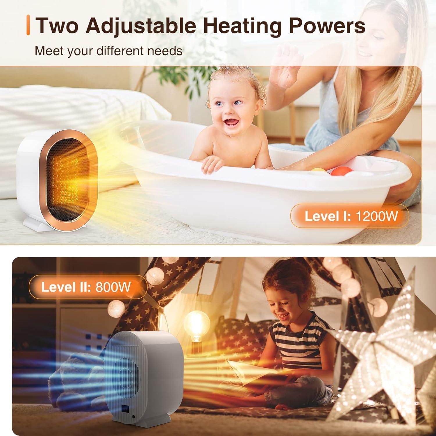 Discover Our Cozy PTC Space Heaters: Fast, Safe, and Portable!