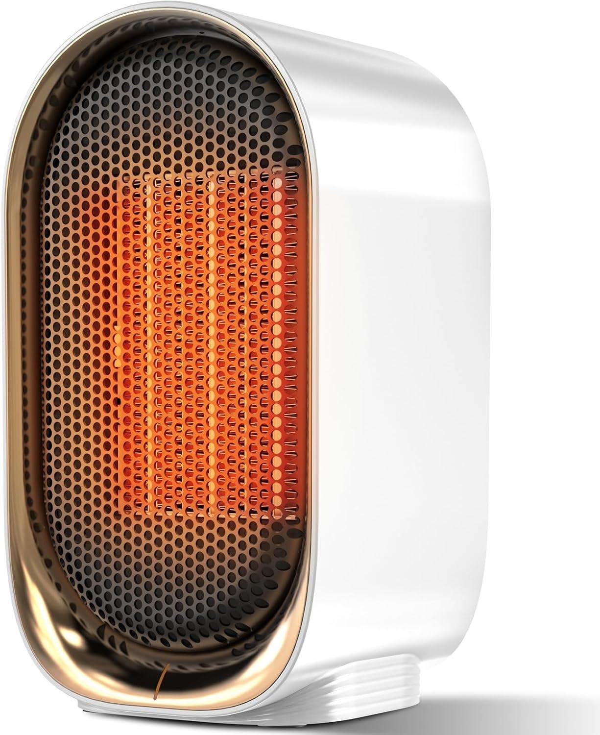 Stay Cozy With Our QQT mini Space Heater: Safe, Stylish, and Efficient!