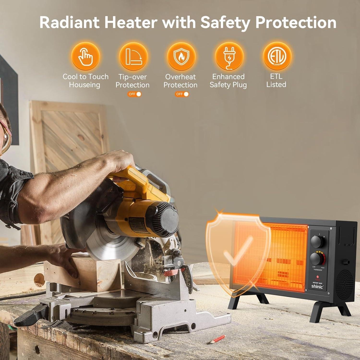 Keep Cozy This Winter: Our Shinic 1500W Space Heater review!