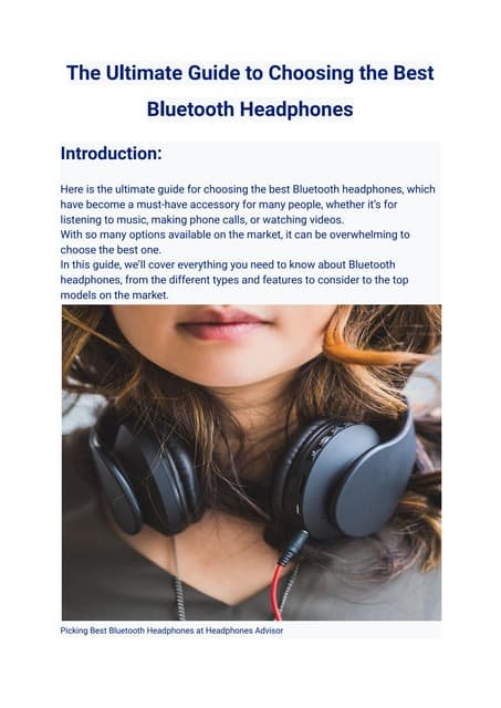The Ultimate Guide on How to Choose the Best Headphones