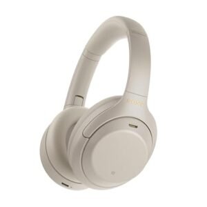 Sony WH-1000XM4 Wireless Premium Noise Canceling Overhead Headphones with Mic for Phone-Call and Alexa Voice Control, Silver WH1000XM4