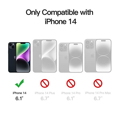 JETech Magnetic Case: Sleek, Shielded iPhone 14 Protection - Image 2