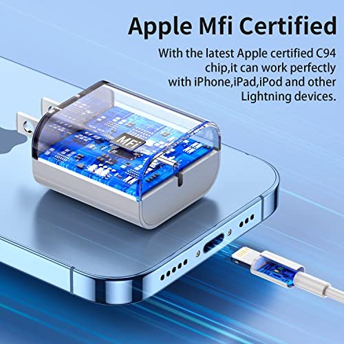 Ultimate iPhone Charging: 20W USB C Charger & 6FT Cable Duo - Image 2