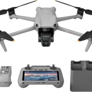 DJI Air 3 Fly More Combo with DJI RC 2, Drone with Camera 4K, Dual Primary Cameras, 3 Batteries for Extended Flight Time, 48MP Photo, 20Km Max Video Transmission, FAA Remote ID Compliant